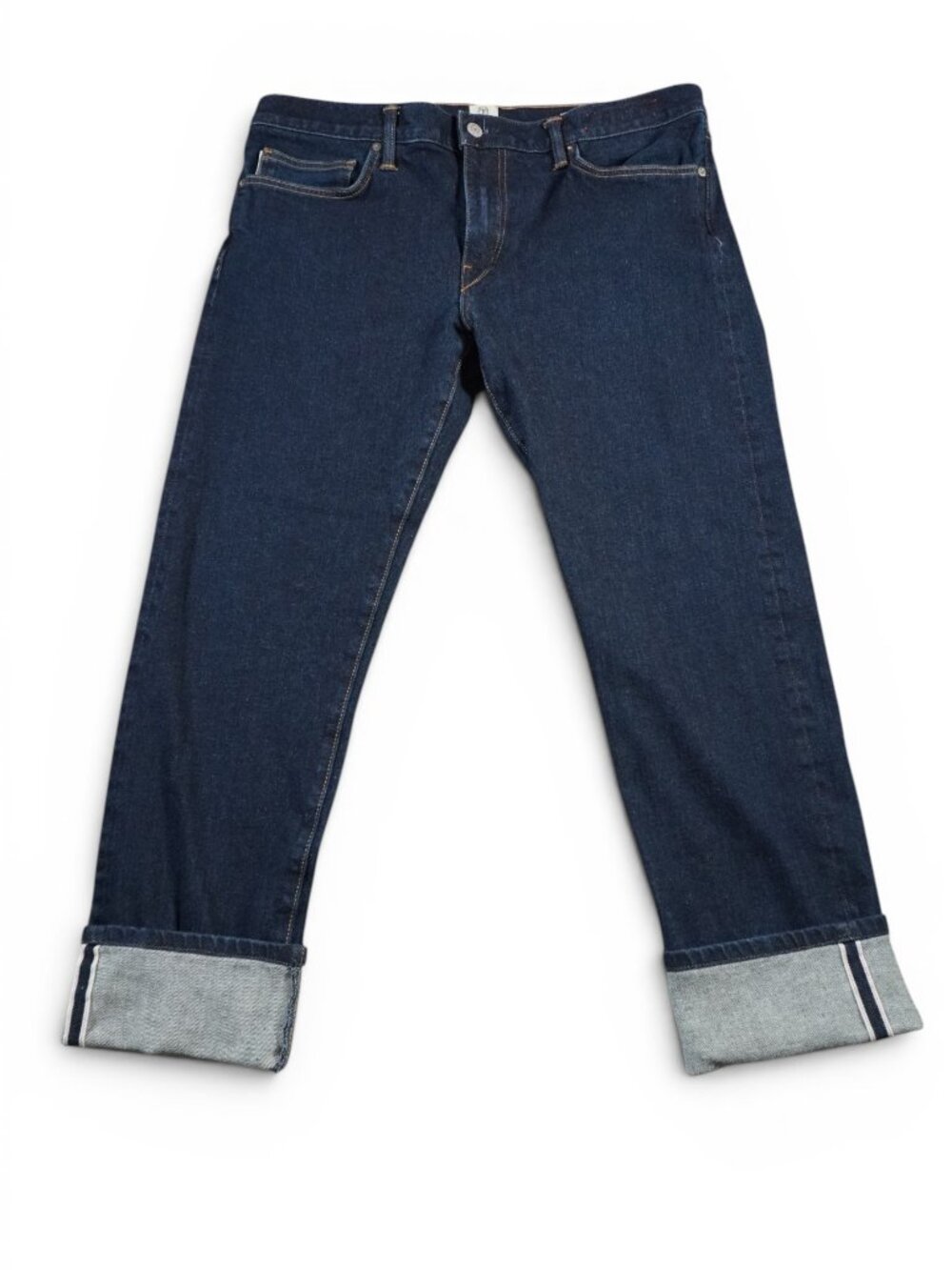 HIROSHI KATO Jeans Men's 36x29 The Pen Slim Fit Jett Stretch Selvedge Denim